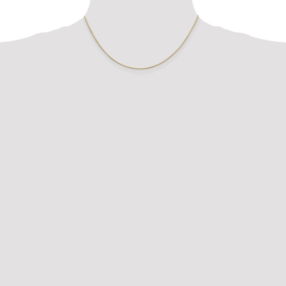 Buy Stylish 14K Gold 16-Inch .6mm Octagonal Snake Chain - Luxury Lobster Clasp