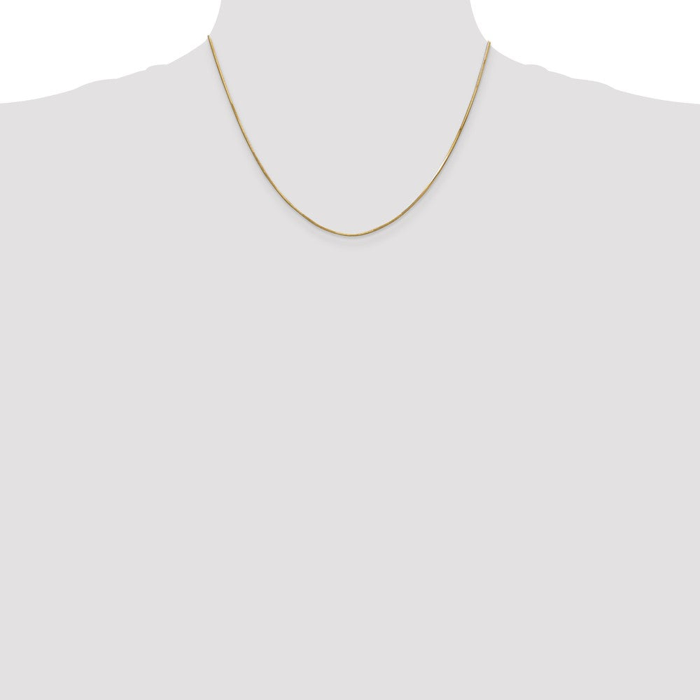 Shop Stylish 14K Gold 18-Inch .8mm Octagonal Snake Chain - Luxury Accessory