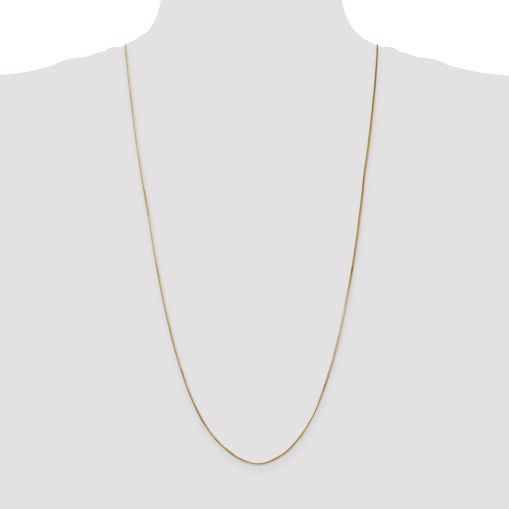 High-Quality 14K Gold 30-Inch .8mm Snake Chain - Stylish & Affordable Jewelry