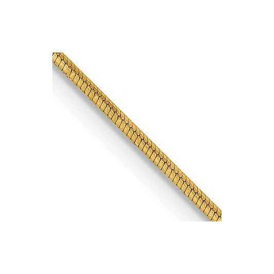 Shop Stylish 14K Gold 16-Inch .8mm Octagonal Snake Chain - Luxury Accessory