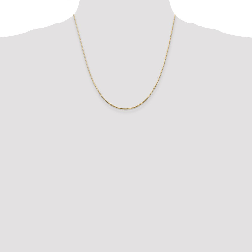 Shop Stylish 14K Gold 20-Inch .9mm Octagonal Snake Chain with Lobster Clasp
