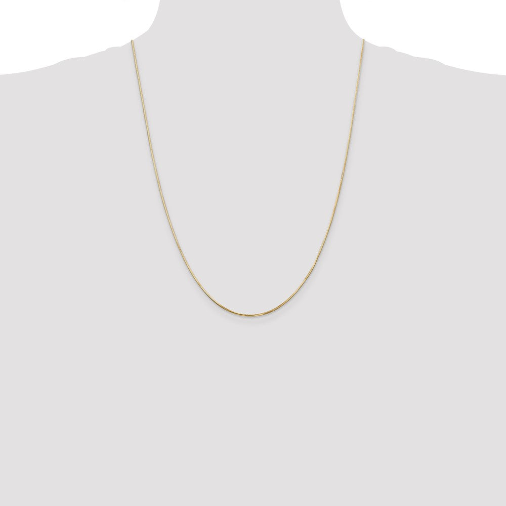 Shop Exclusive 14K Gold Octagonal Snake Chain 24-Inch 0.9mm - Stylish Value!