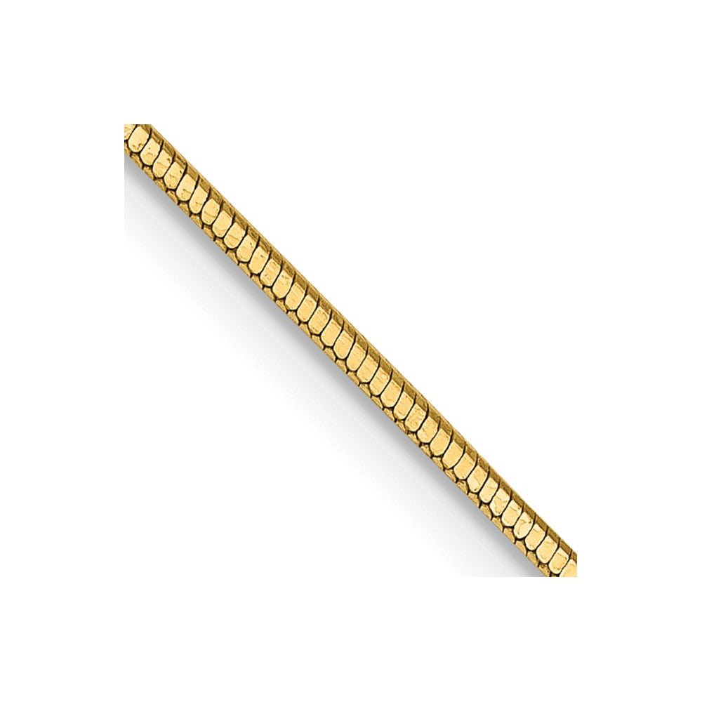 Shop Exclusive 14K Gold Octagonal Snake Chain 24-Inch 0.9mm - Stylish Value!