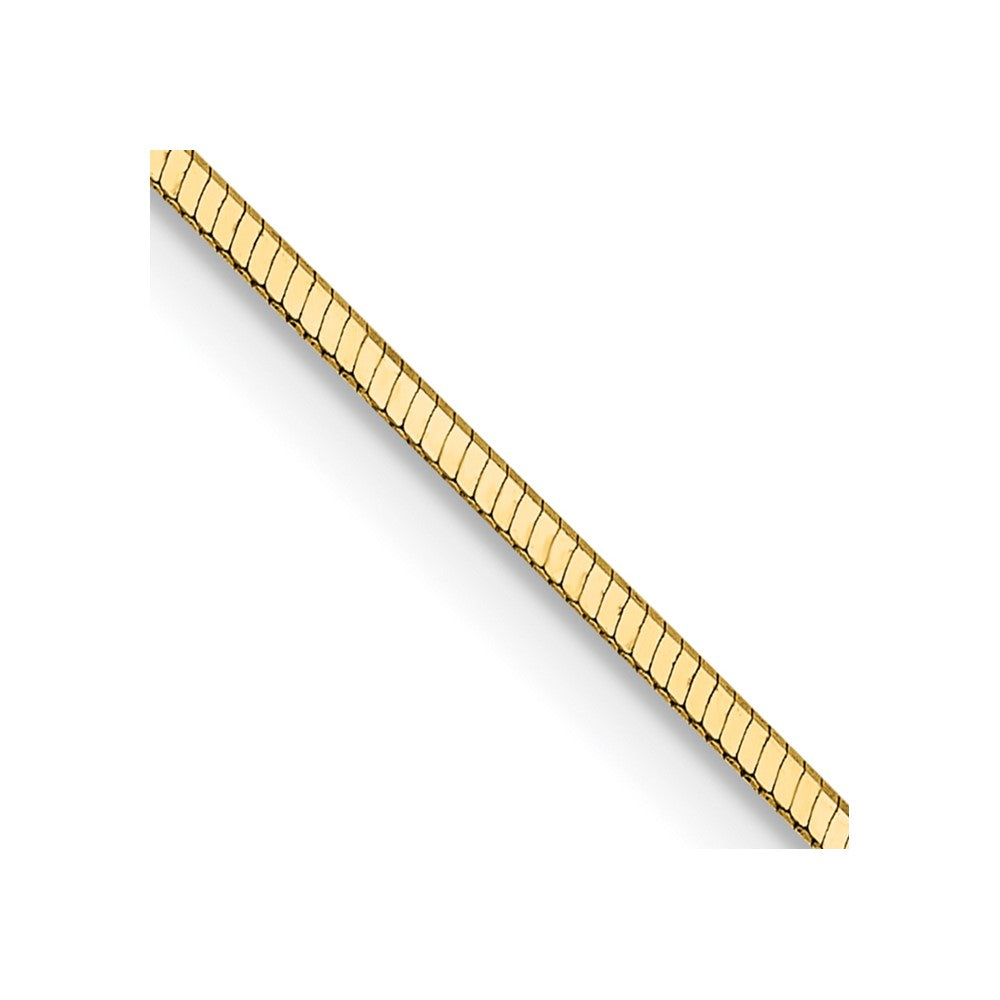 High-Quality 14K Gold 18-Inch Octagonal Snake Chain - Stylish & Affordable!