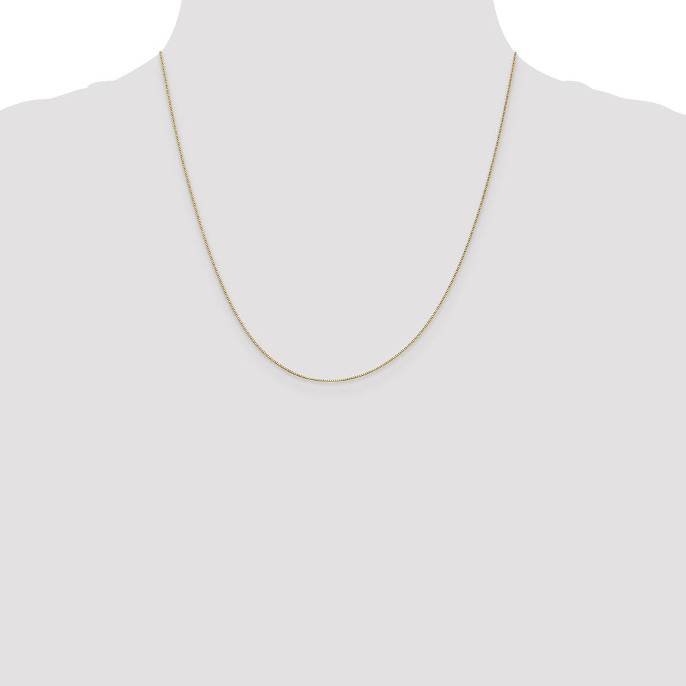 Buy Stylish 14K Gold 20-Inch Box Chain - 0.5mm, Affordable Luxury!