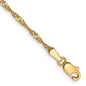 Shop Stylish 14K Gold 7-Inch Singapore Chain, 1.70mm - Luxury Accessory!-8