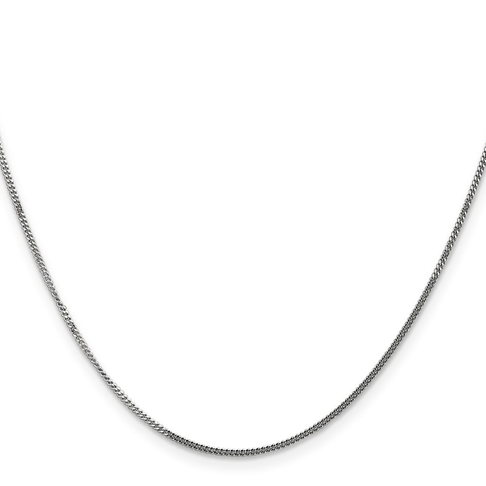 Exclusive 14K White Gold 18-Inch Curb Chain - Stylish & Affordable Design