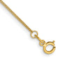 Shop Exclusive 14K Gold 10-Inch .9mm Curb Anklet - Stylish & Affordable!-1