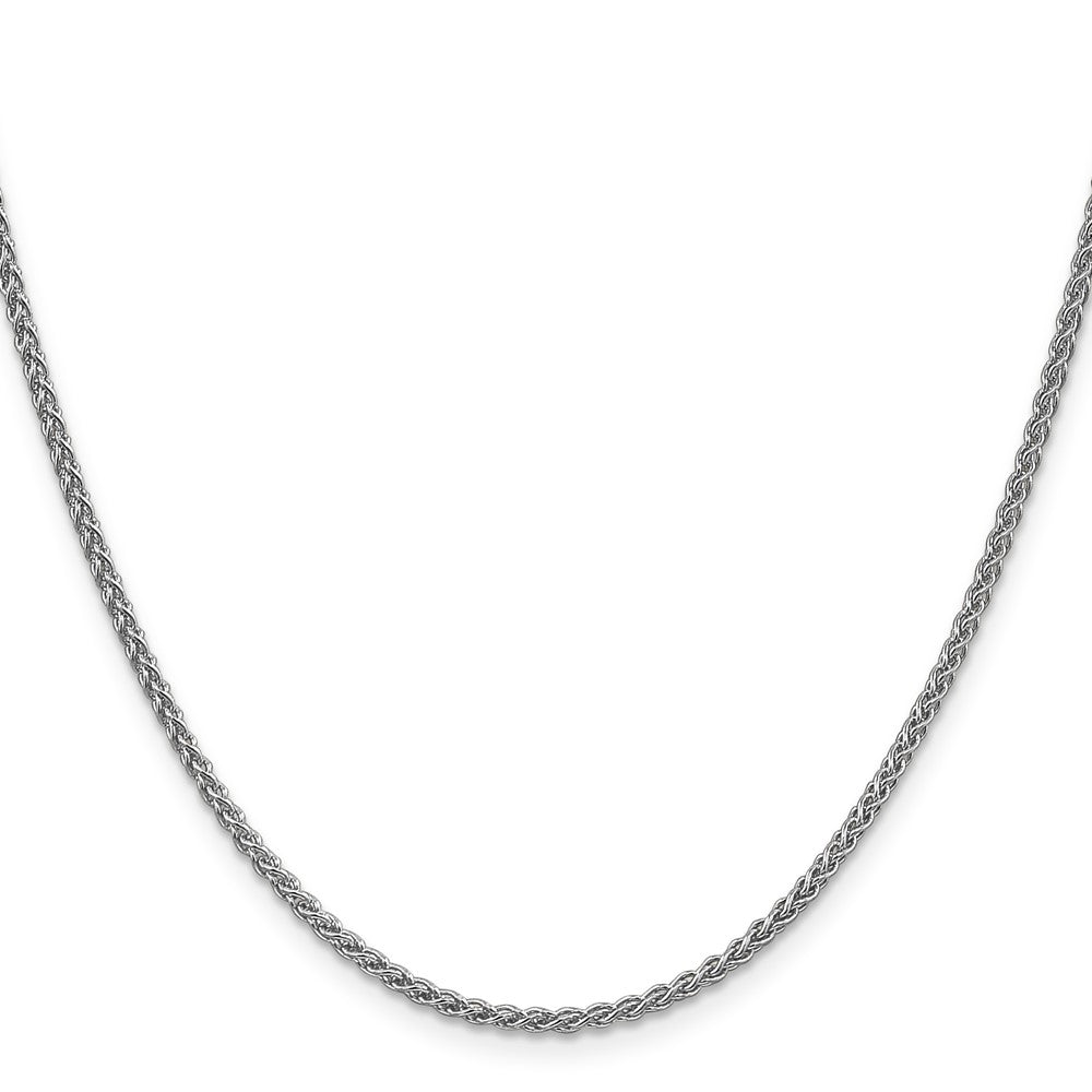 Buy Exclusive 14K White Gold 22-Inch Spiga Chain - Stylish 2.1mm Design