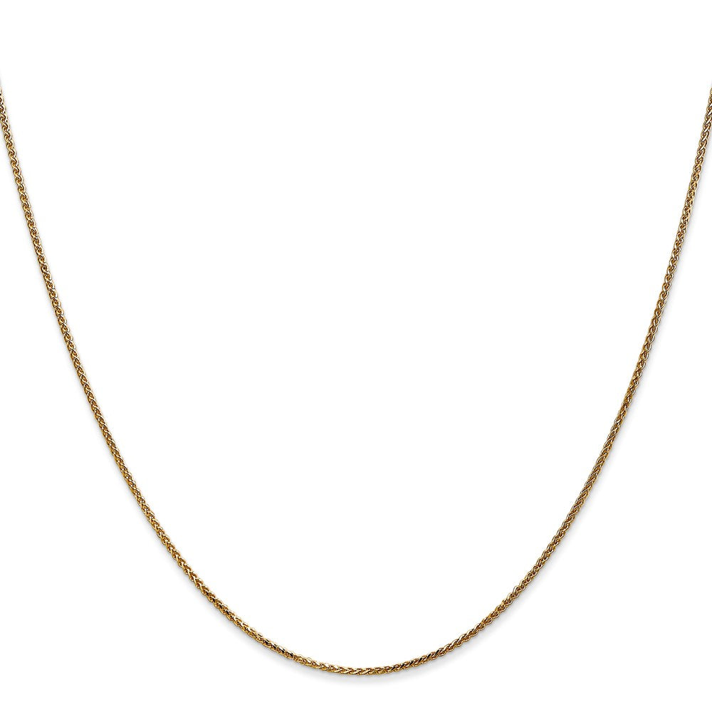 Buy 14K Gold 26-Inch Diamond-Cut Spiga Chain, 1.05mm - Stylish Value Jewelry