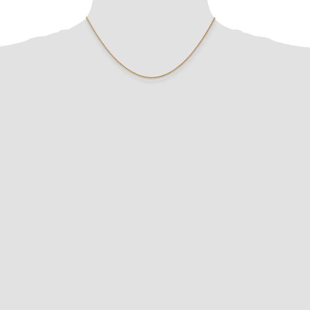 High-Quality 14K Gold 16-Inch Spiga Chain, 1.05mm, Stylish Lobster Clasp