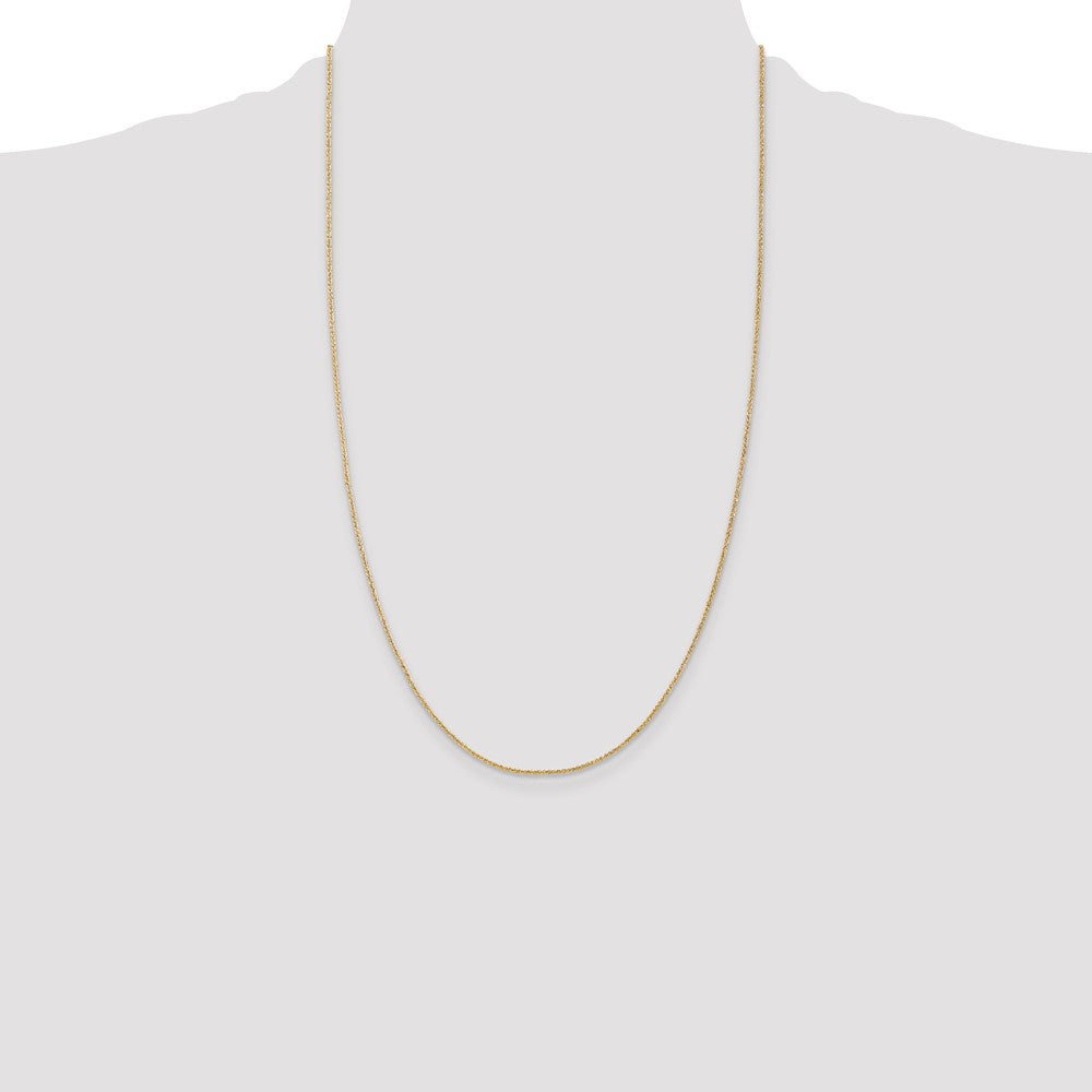 Shop Stylish 14K Gold 26-Inch Spiga Chain, 1.05mm, Affordable Luxury!