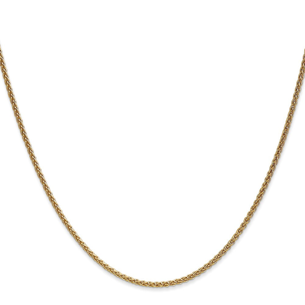Order 14K Gold 16-Inch Spiga Chain 1.7mm - Stylish & Affordable Luxury!