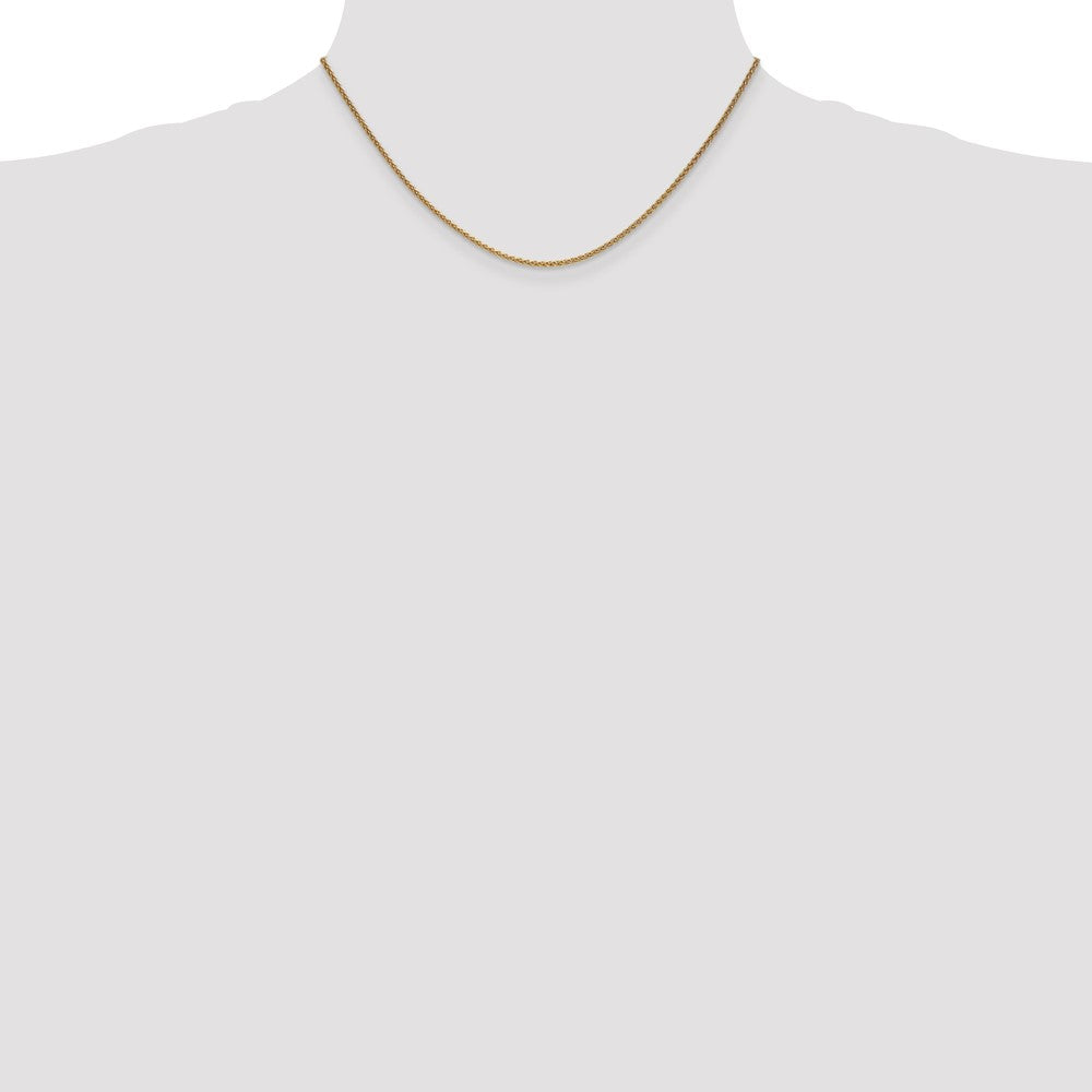 Order 14K Gold 16-Inch Spiga Chain 1.7mm - Stylish & Affordable Luxury!