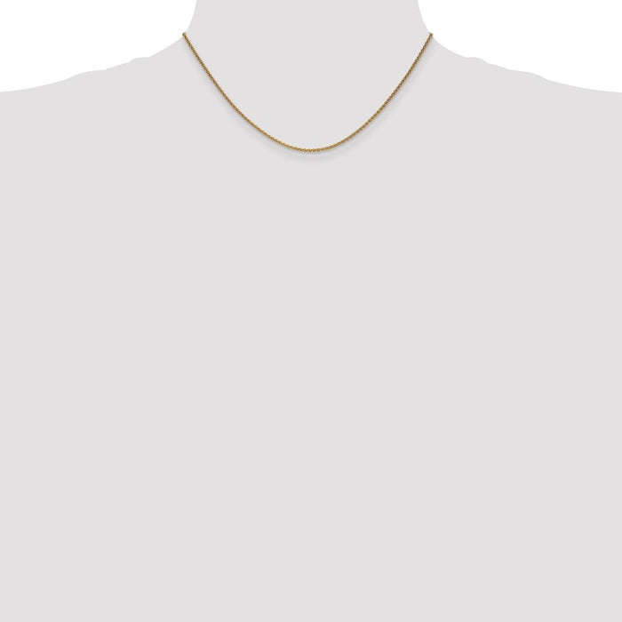 Order 14K Gold 16-Inch Spiga Chain 1.7mm - Stylish & Affordable Luxury!-4