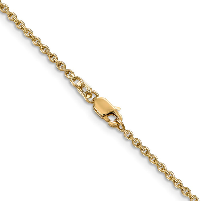 Buy Exclusive 14K Gold 26-Inch Forzantine Cable Chain - Stylish & Durable-3