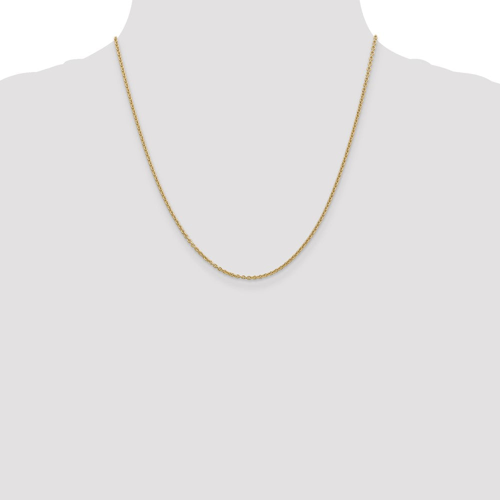 High-Quality 14K Gold 20-Inch 1.8mm Forzantine Chain - Stylish Lobster Clasp