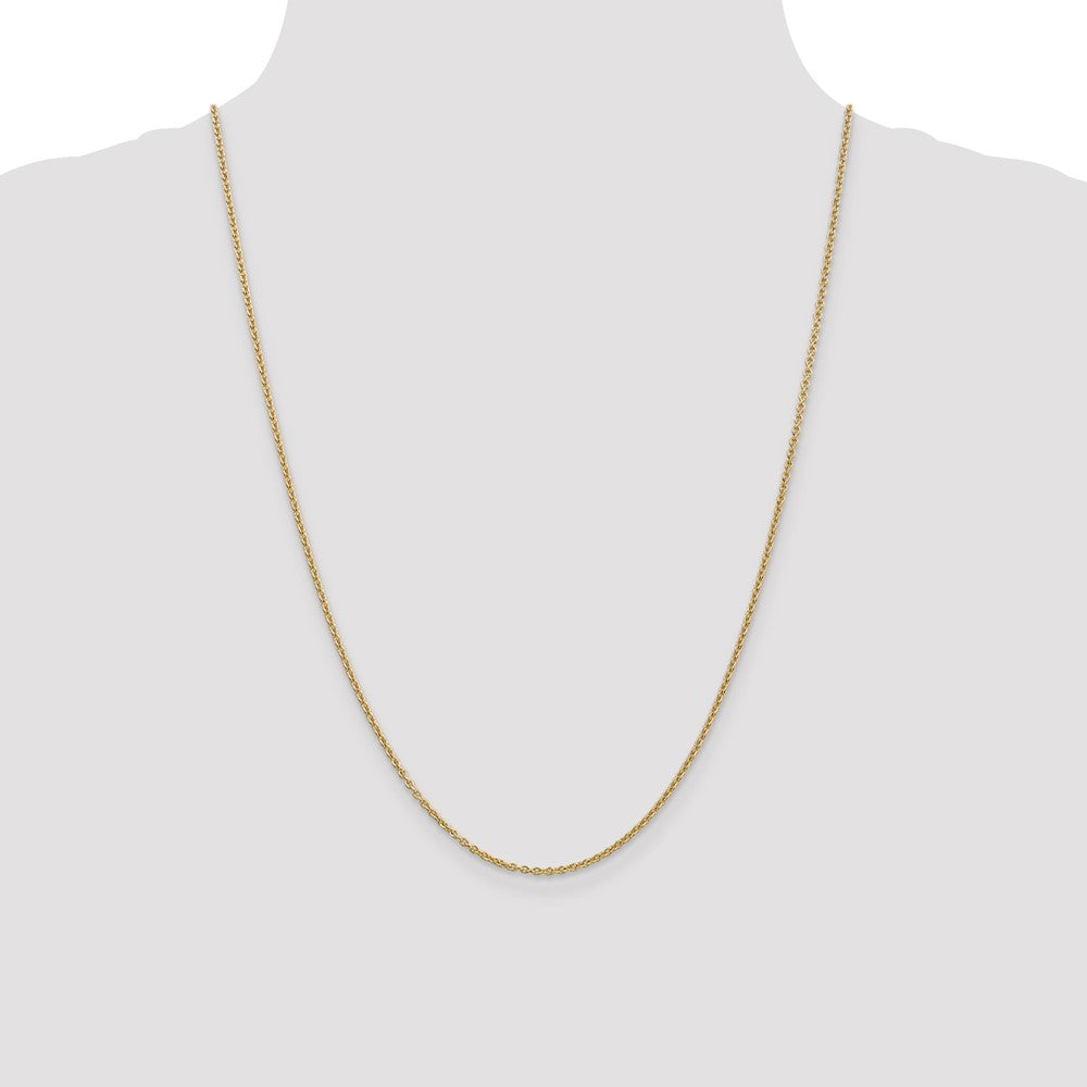 Exclusive 14K Gold 24-Inch 1.8mm Forzantine Cable Chain - Affordable Luxury!