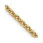 Buy 22-Inch 14K Gold Forzantine Cable Chain - Stylish & Affordable 2.2mm-6
