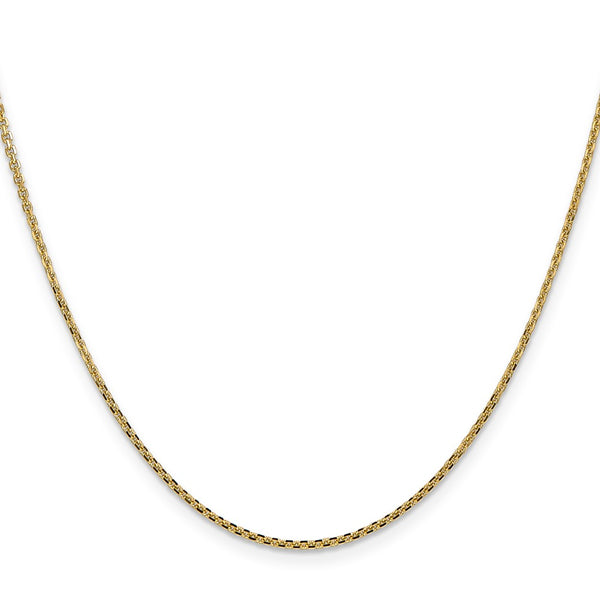 14K Gold 30-Inch Diamond-Cut Cable Chain - 1.45mm
