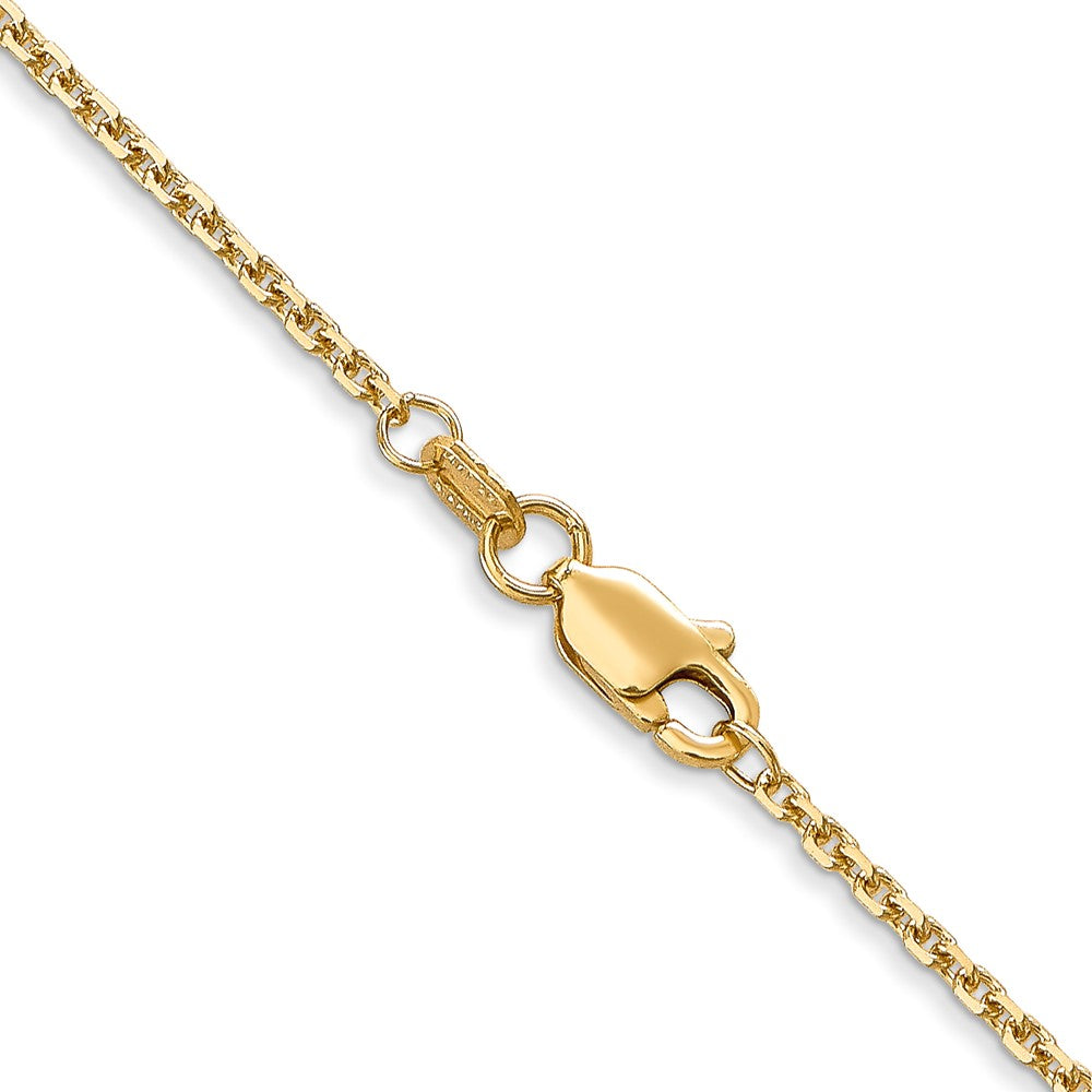 High-Quality 14K Gold 26-Inch Diamond-Cut Chain - Stylish & Affordable!