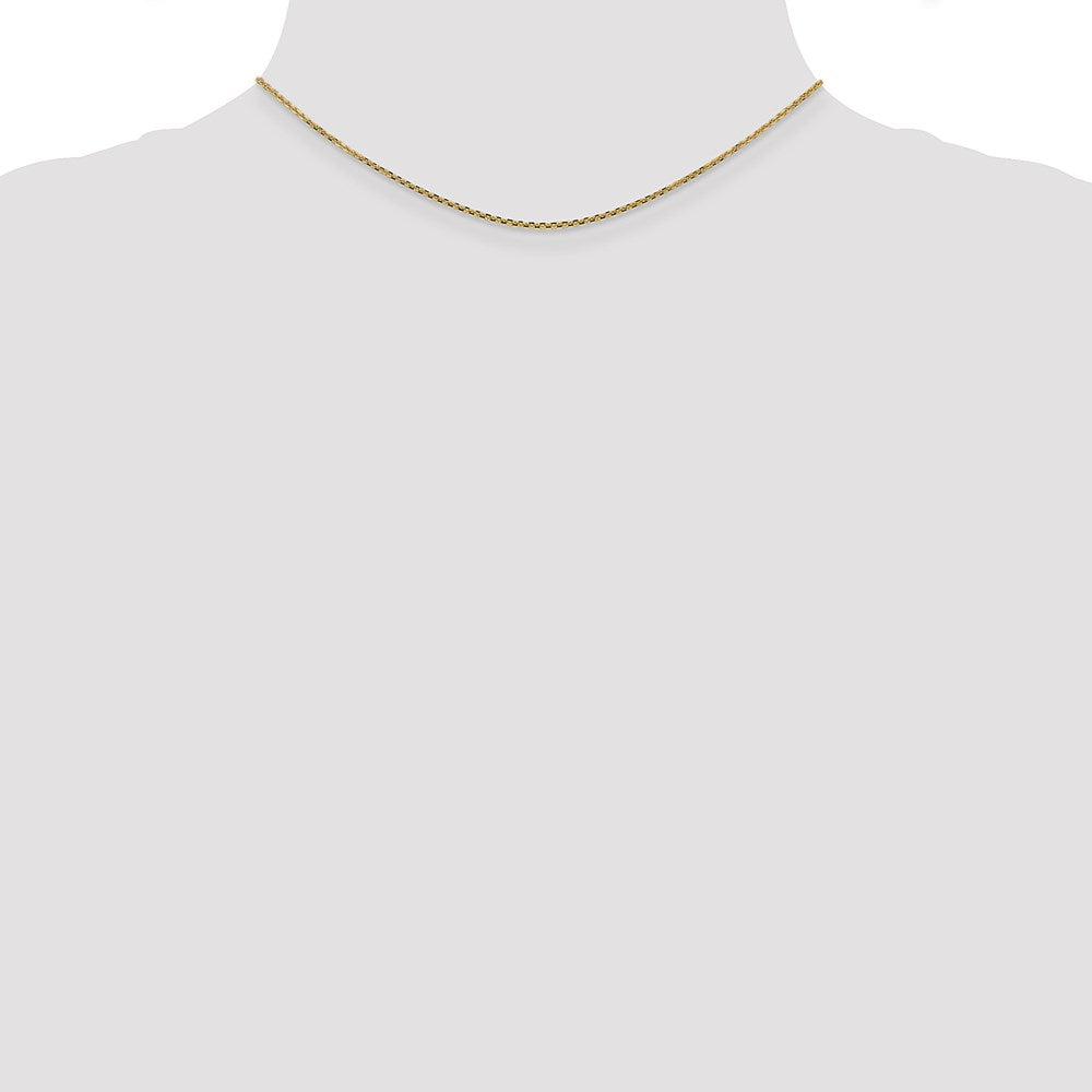 Buy 14K Gold 14-Inch 1.45mm Diamond-Cut Cable Chain - Stylish & Affordable