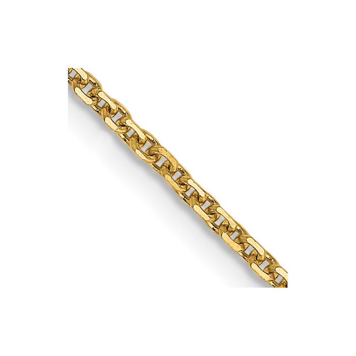 High-Quality 14K Gold 26-Inch Diamond-Cut Chain - Stylish & Affordable!-1