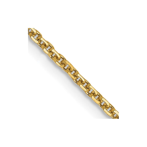 14K Gold 30-Inch Diamond-Cut Cable Chain - 1.45mm