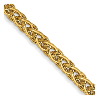 Shop Stylish 14K Gold Spiga Chain 18-Inch 2.8mm with Lobster Clasp