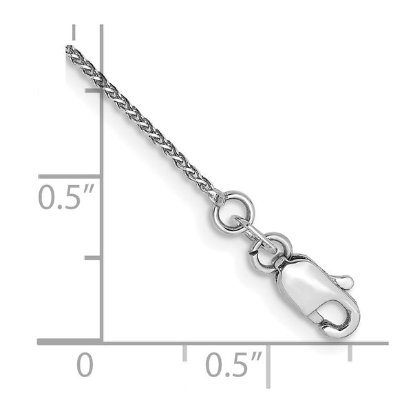 14K White Gold Diamond-Cut Spiga Bracelet - Style GR1-1006728