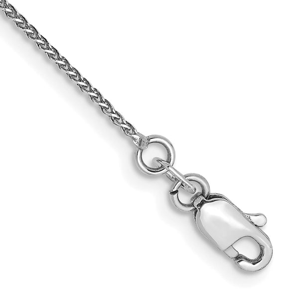 14K White Gold Diamond-Cut Spiga Bracelet - Style GR1-1006728