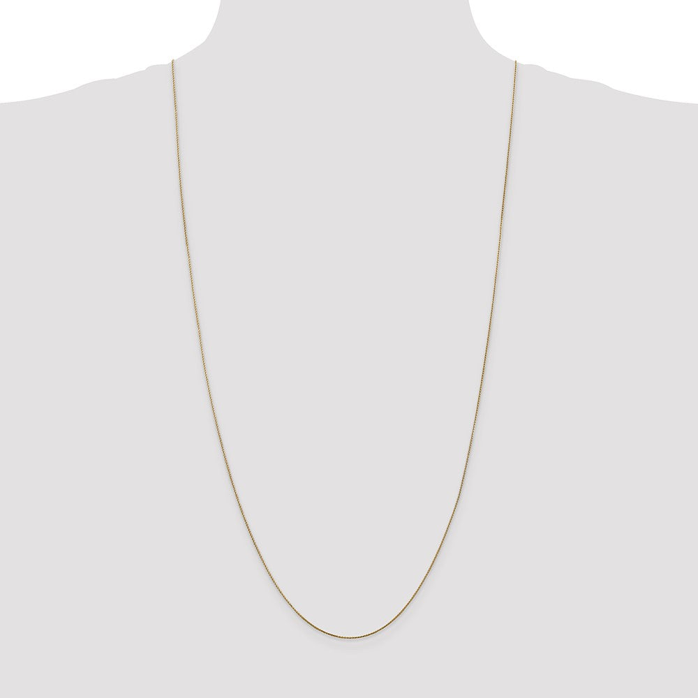 Buy Exclusive 14K Gold 30-Inch Diamond-Cut Spiga Chain - Stylish & Value!