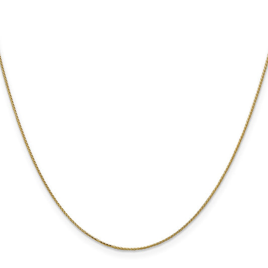 Buy Stylish 14K Gold 24-Inch Diamond-Cut Spiga Chain - 0.85mm, Luxury Design