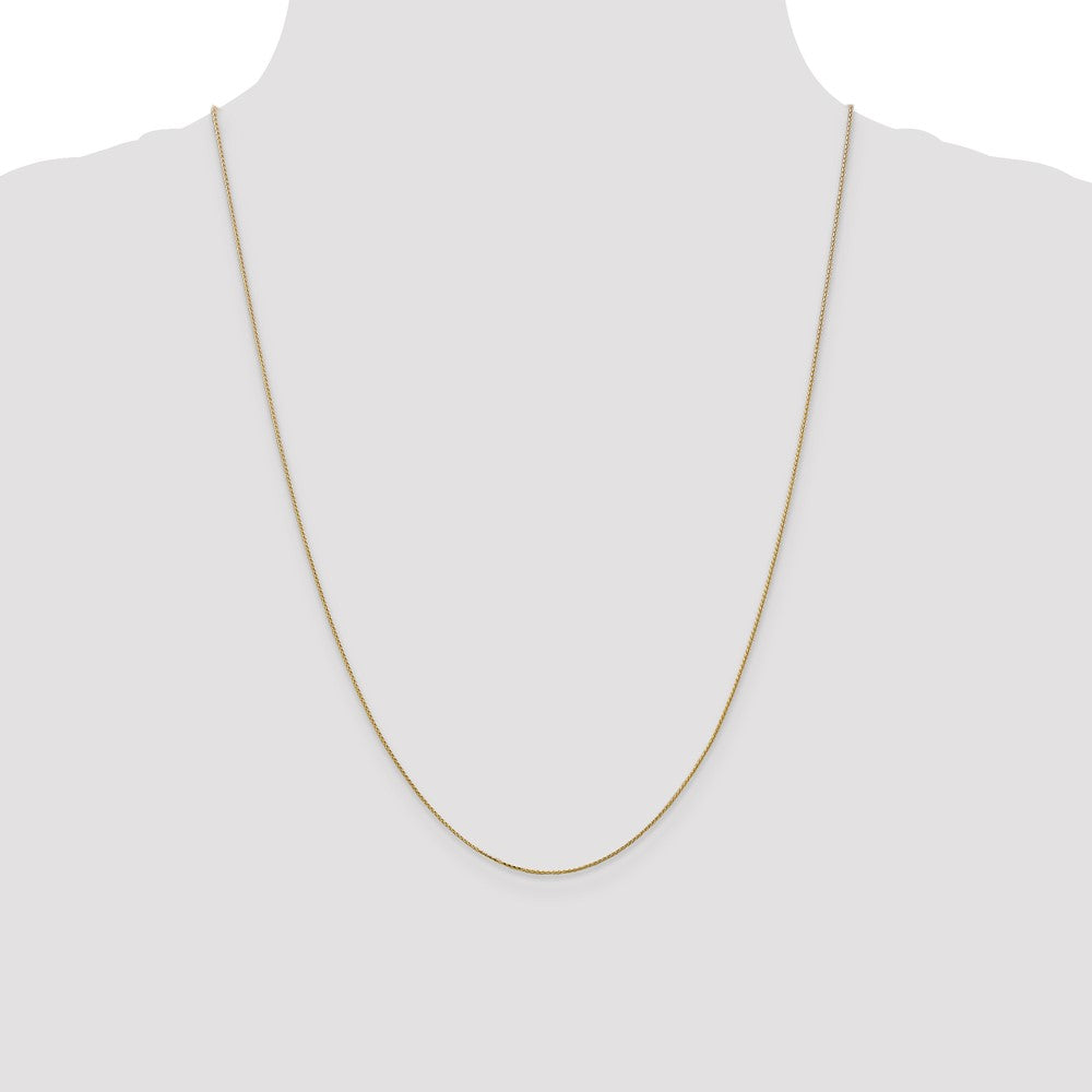 Buy Stylish 14K Gold 24-Inch Diamond-Cut Spiga Chain - 0.85mm, Luxury Design