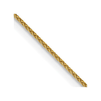 Buy Stylish 14K Gold 24-Inch Diamond-Cut Spiga Chain - 0.85mm, Luxury Design