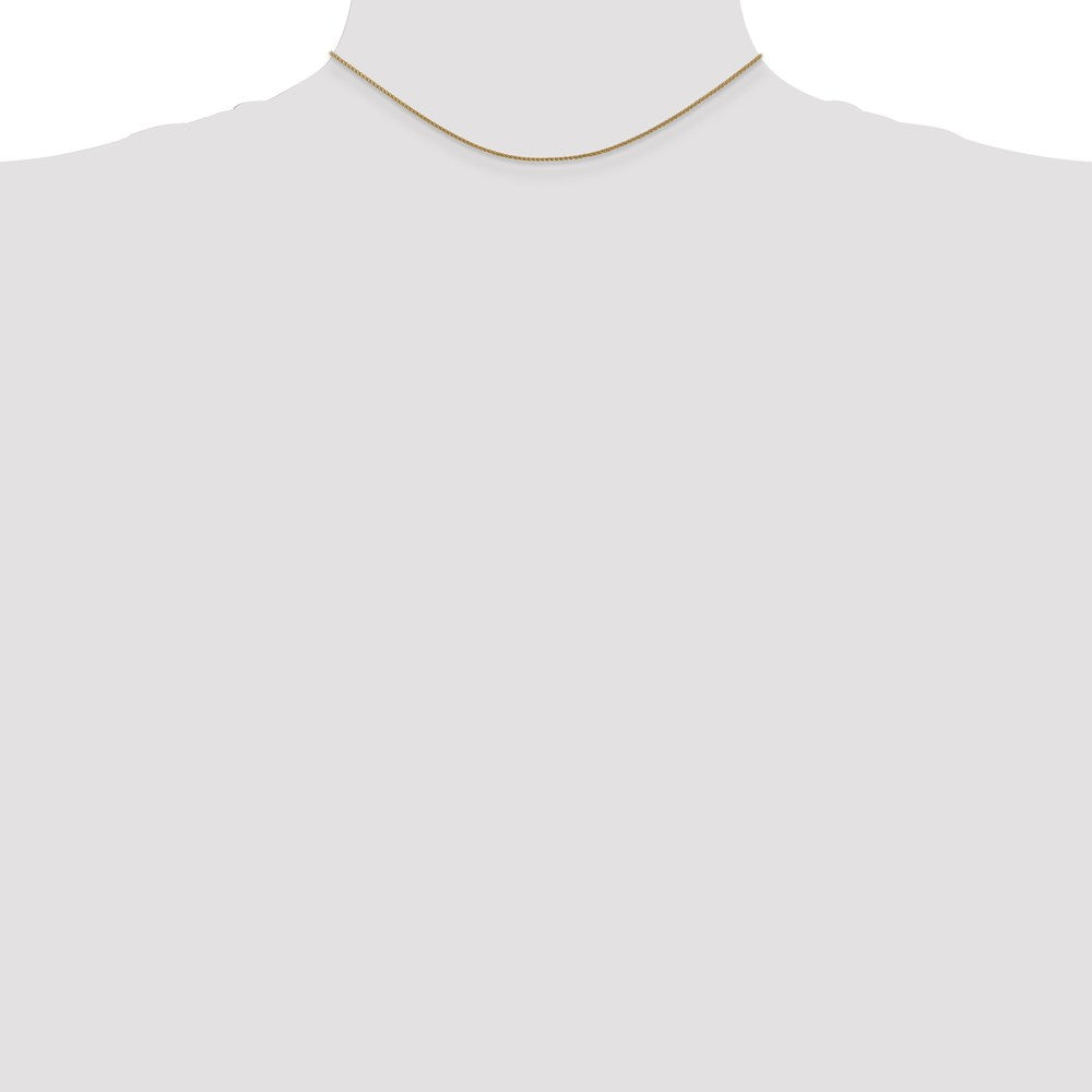 Exclusive 14K Gold 14-Inch Diamond-Cut Spiga Chain - Stylish & Durable