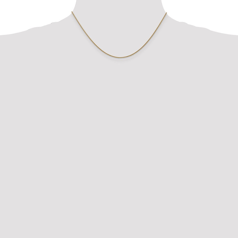 Exclusive 14K Gold 16-Inch Diamond-Cut Spiga Chain - Stylish & Affordable