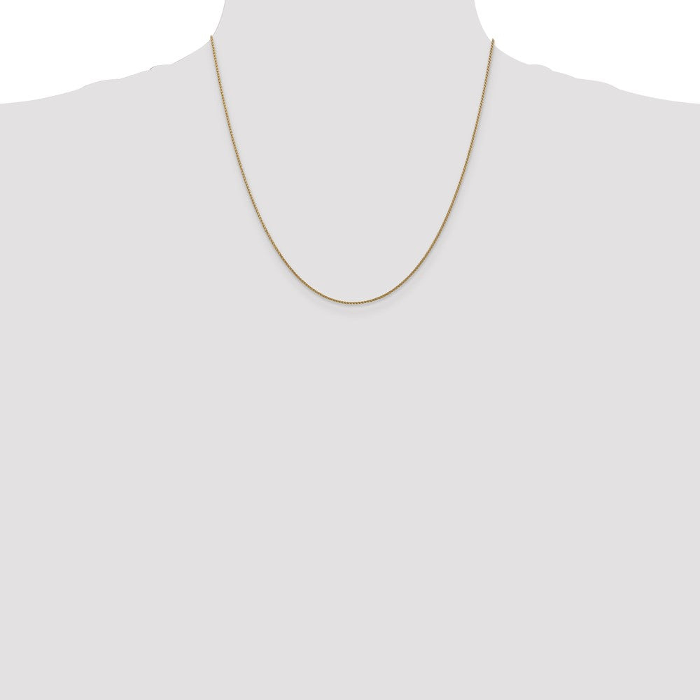 Buy Exclusive 14K Gold 20-Inch Diamond-Cut Spiga Chain - Stylish & Affordable