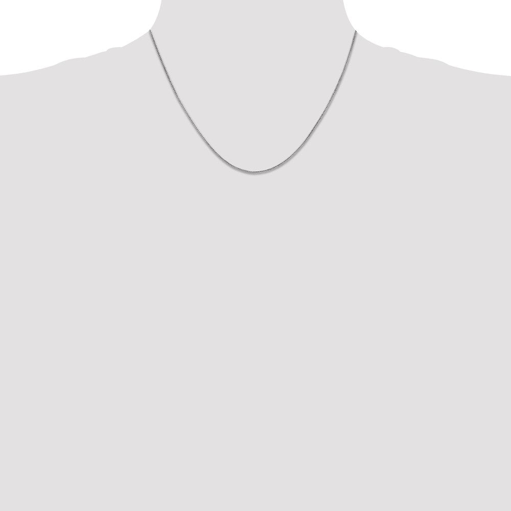 Buy Stylish 14K White Gold 18-Inch .85mm Spiga Chain - Affordable Elegance