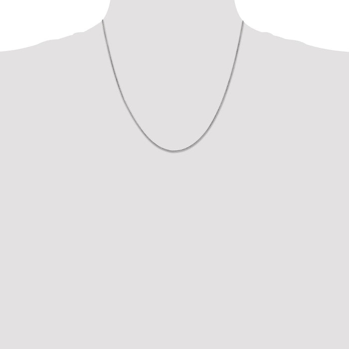 Shop Stylish 14K White Gold 20-Inch .85mm Spiga Chain - Luxury You Can Afford-4