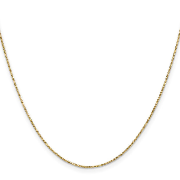 High-Quality 14K Gold 20-Inch .85mm Spiga Chain - Stylish & Affordable!-2