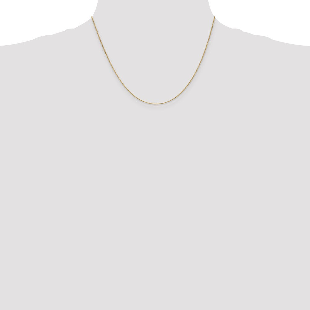 Shop Exclusive 14K Gold 18-Inch .85mm Spiga Chain - Stylish Spring Ring Clasp