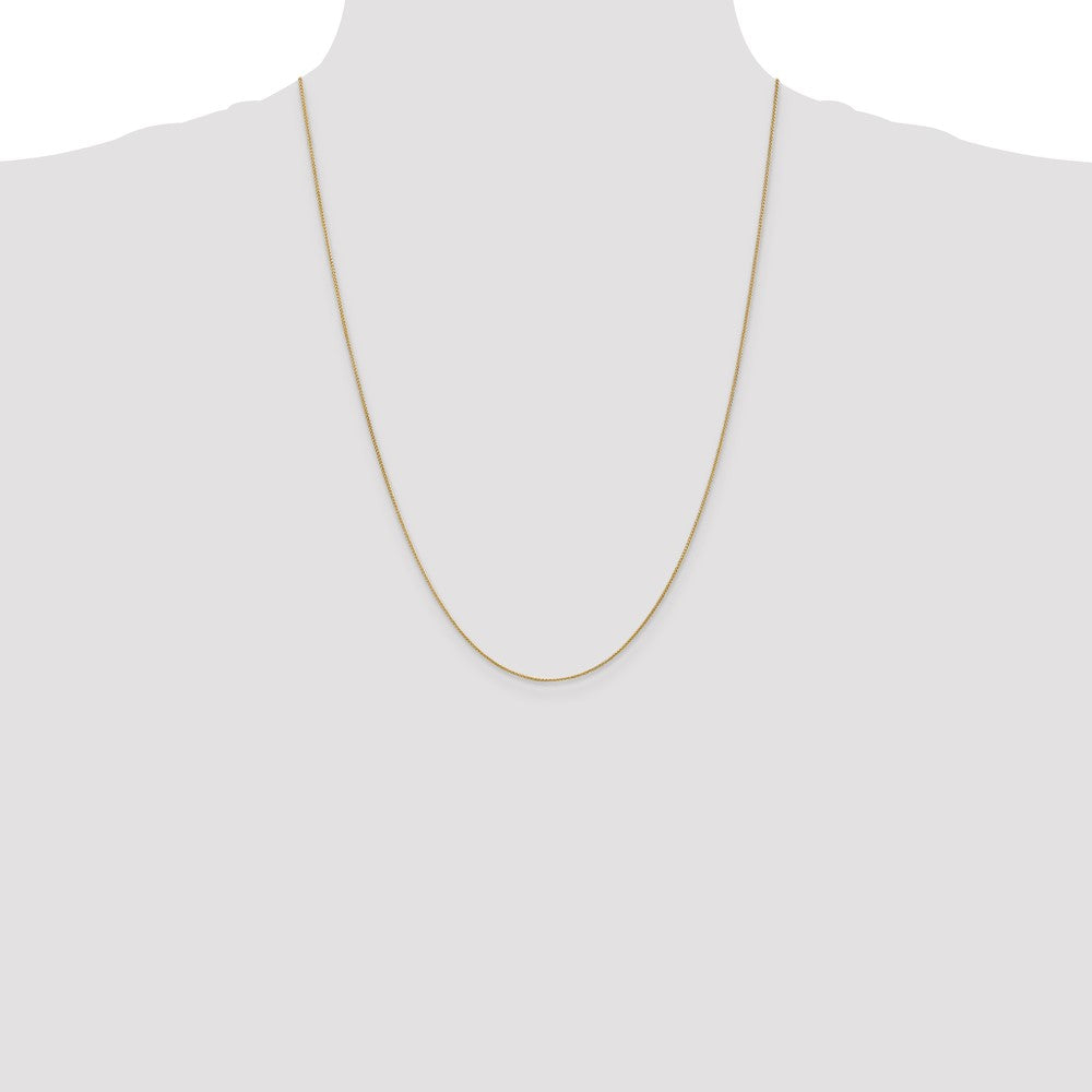 Shop Stylish 14K Gold 24-Inch 0.85mm Spiga Chain - Luxury Spring Ring Clasp