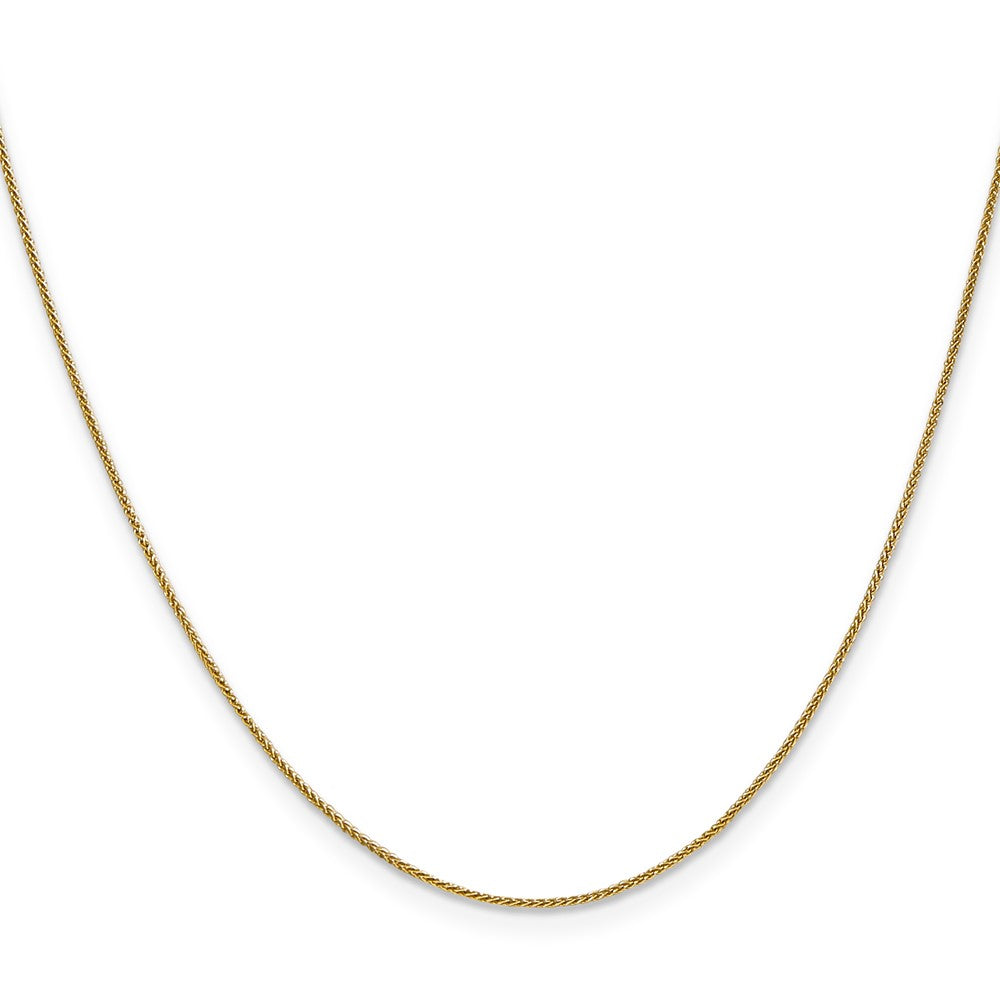 Shop Stylish 14K Gold 16-Inch .85mm Spiga Chain with Lobster Clasp - Affordable!