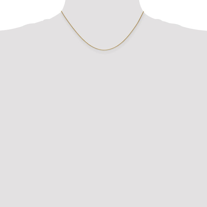 Shop Stylish 14K Gold 16-Inch .85mm Spiga Chain with Lobster Clasp - Affordable!-4