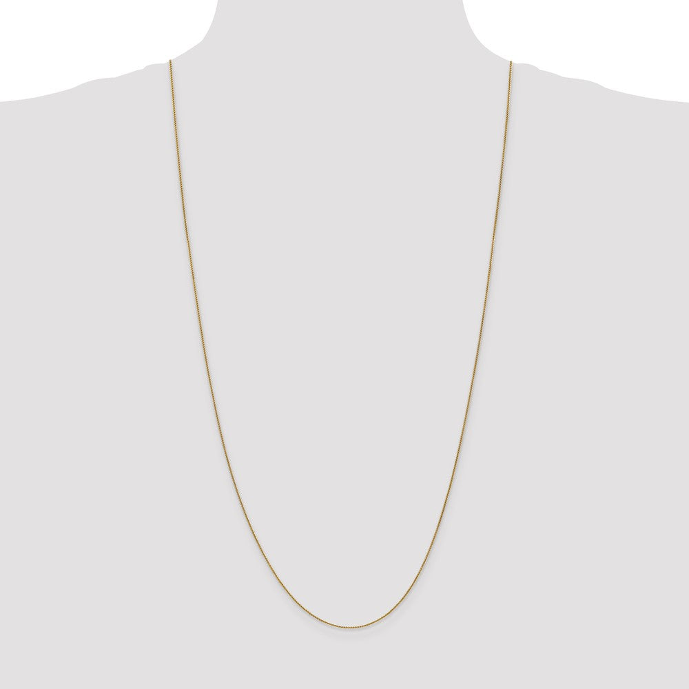 Buy Stylish 30-Inch .85mm 14K Gold Spiga Chain with Lobster Clasp