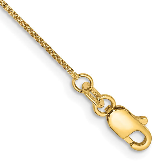 Buy Stylish 14K Gold Spiga Bracelet - 6-Inch, .85mm, Luxury Design