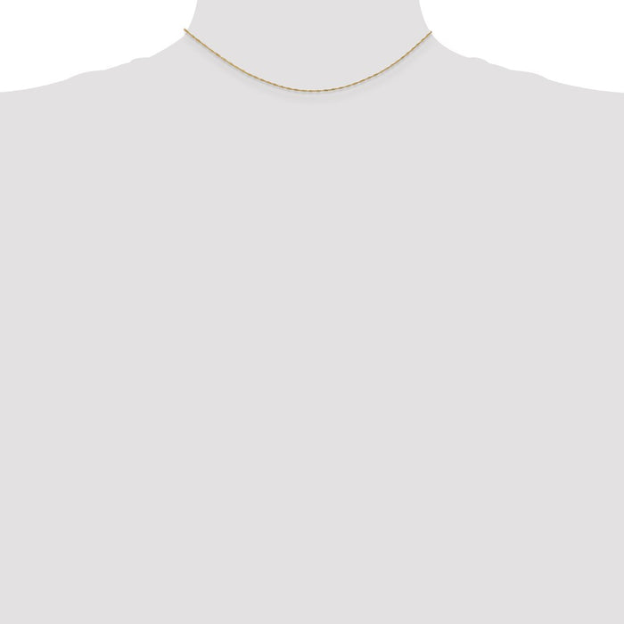Shop Stylish 14K Gold 14-Inch Singapore Chain - 1mm, Luxury Appeal-3