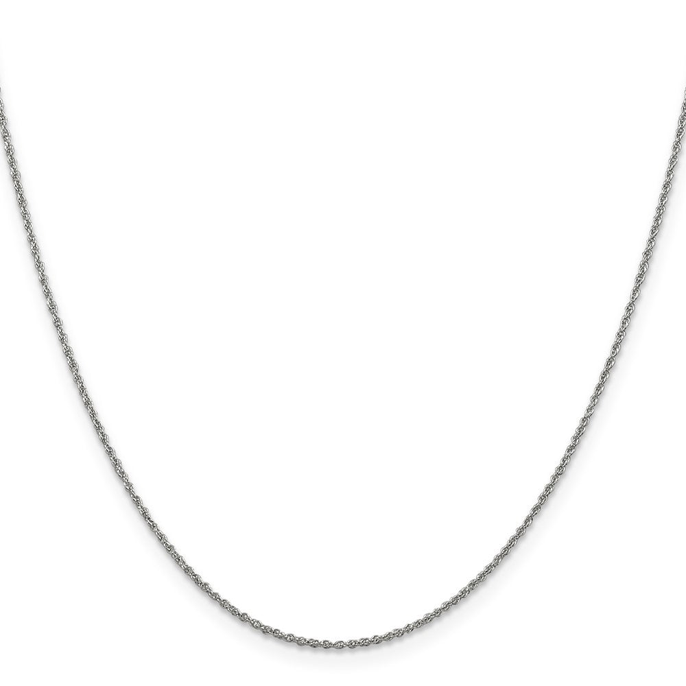 Shop Affordable 14K White Gold Baby Rope Chain 20-Inch, 1.1mm Style
