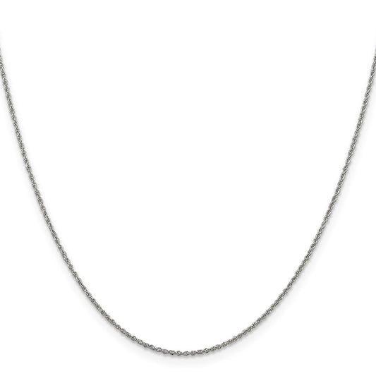 Shop Affordable 14K White Gold Baby Rope Chain 20-Inch, 1.1mm Style